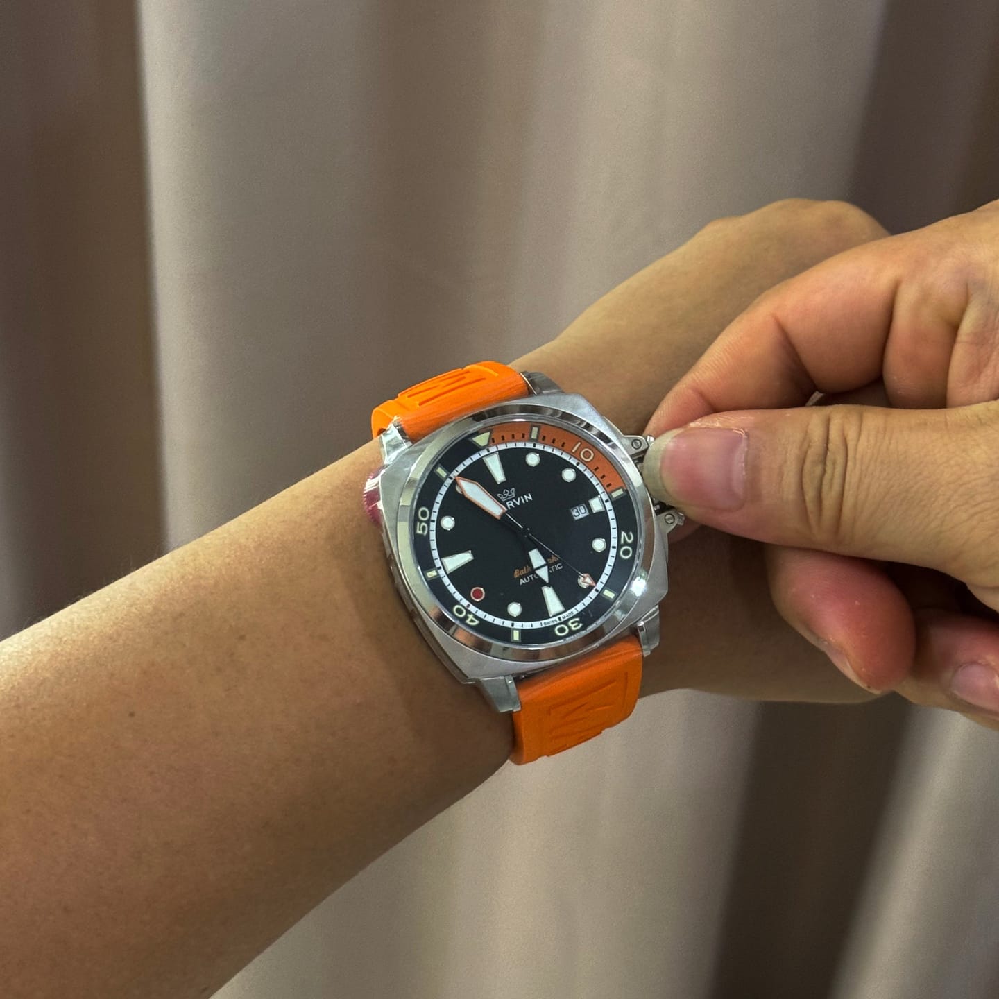 Customer photo review of Bathyscaphe Automatic Diver