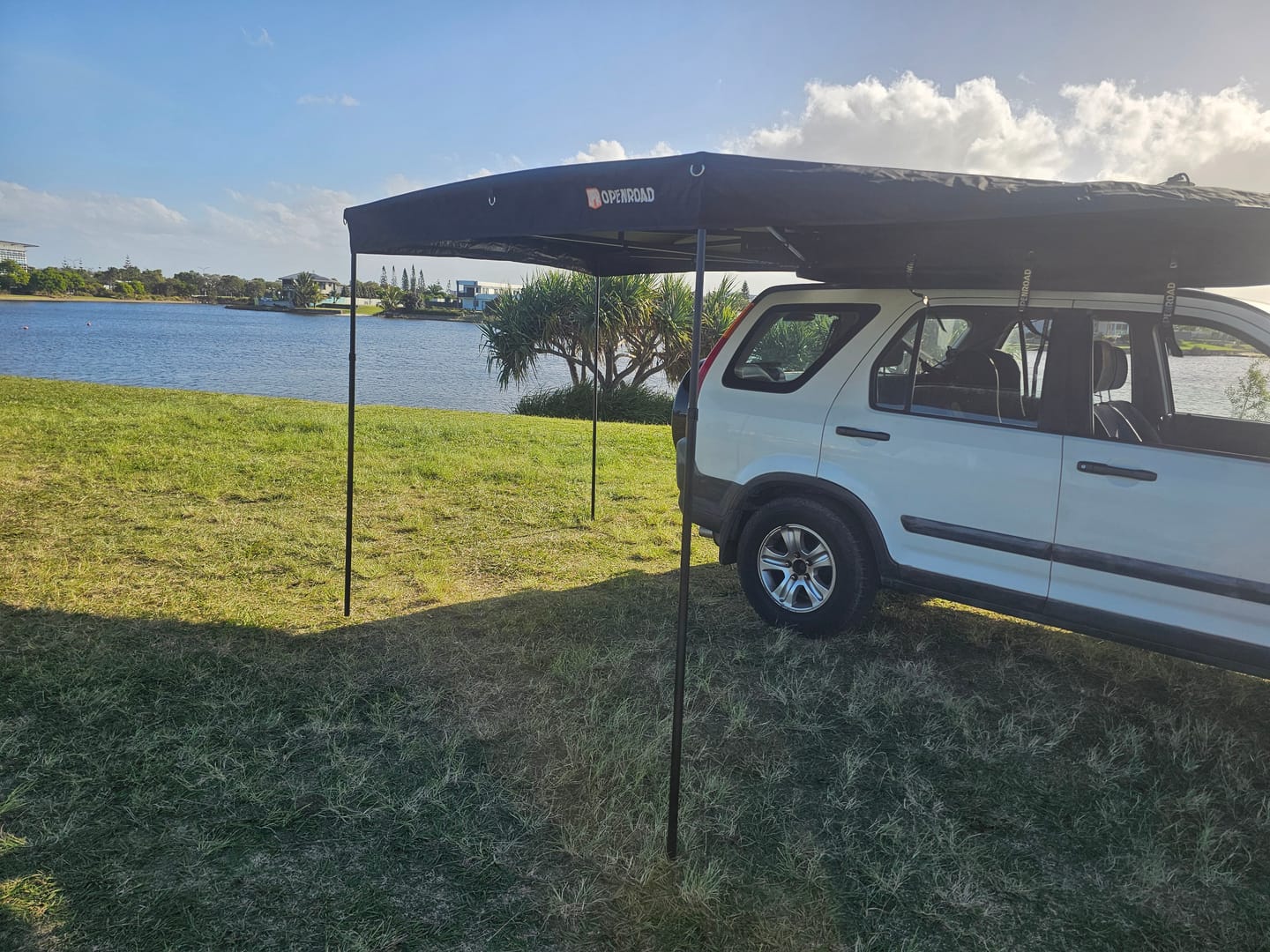 Customer photo review of OPENROAD  270 Free Standing Awning for Camping