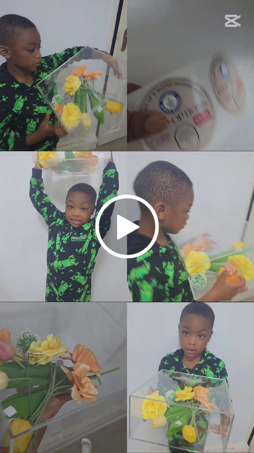 Customer video review of Acrylic Fillable Clear Tiers - Square