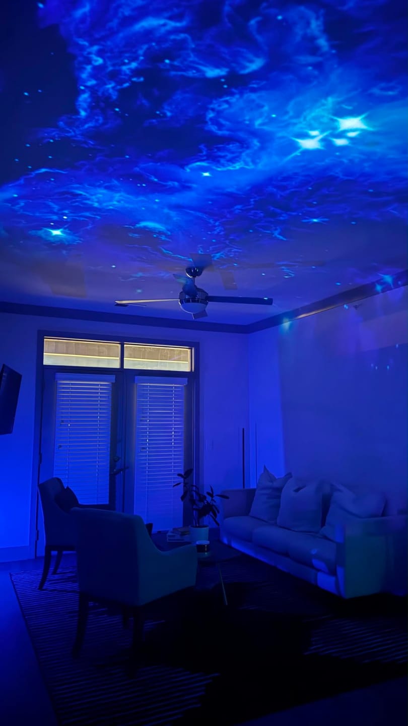 Customer photo review of Litlamp® Holographic Night Light Projector