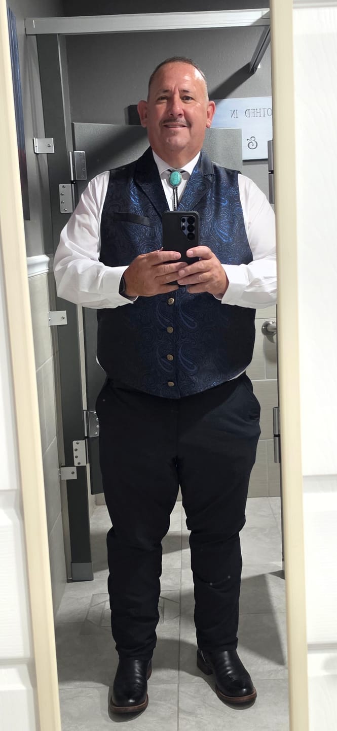 Customer photo review of The Sky Stone - Bolo Tie and Gift Box