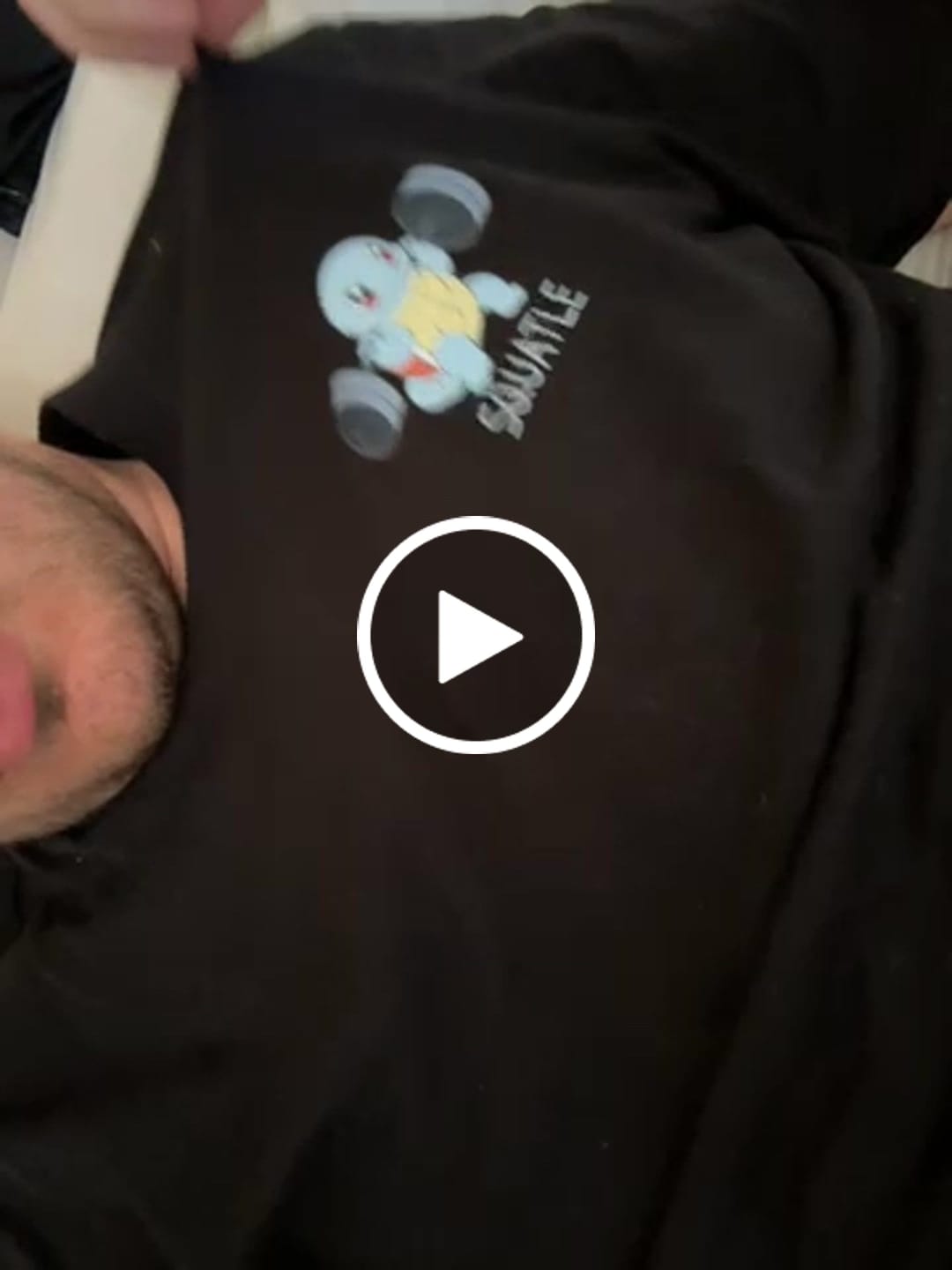 Customer video review of squatle Shirt