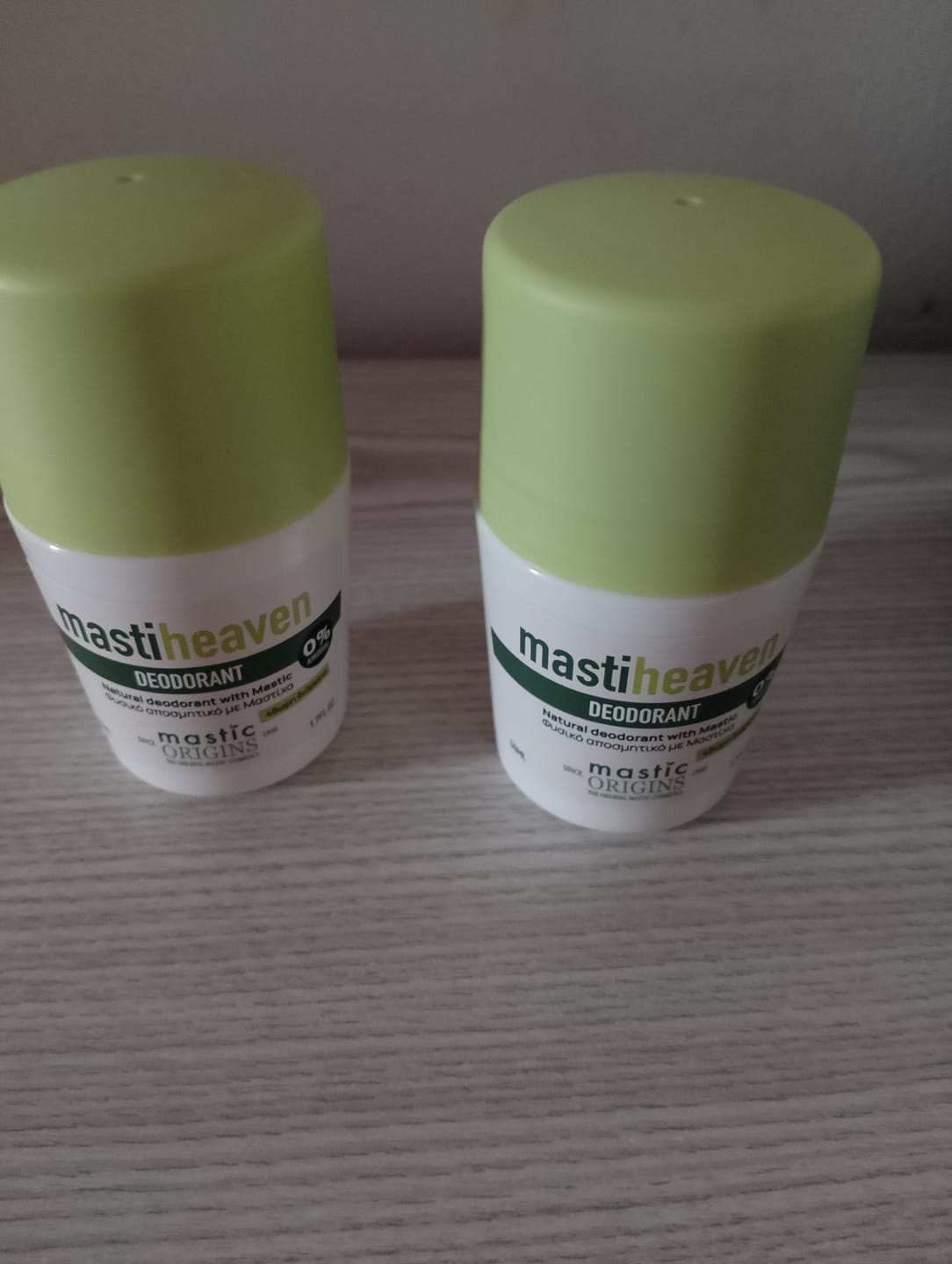 Customer photo review of Mastiheaven Deodorant