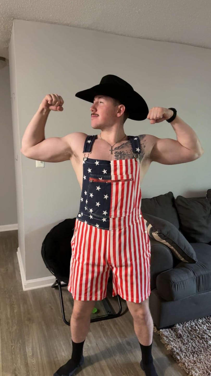 Customer photo review of ✨50% Off Exclusive✨Independence Day Flag Couple's Suspenders