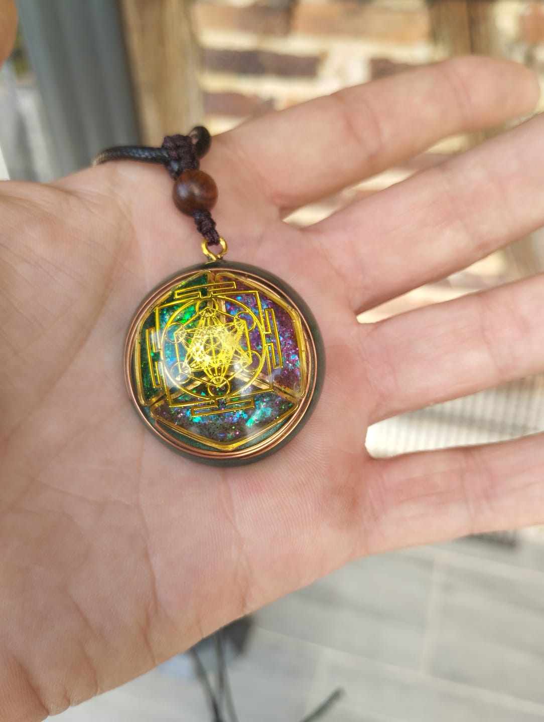 Customer photo review of Pendentif Énergétique "Alignement Sacré"