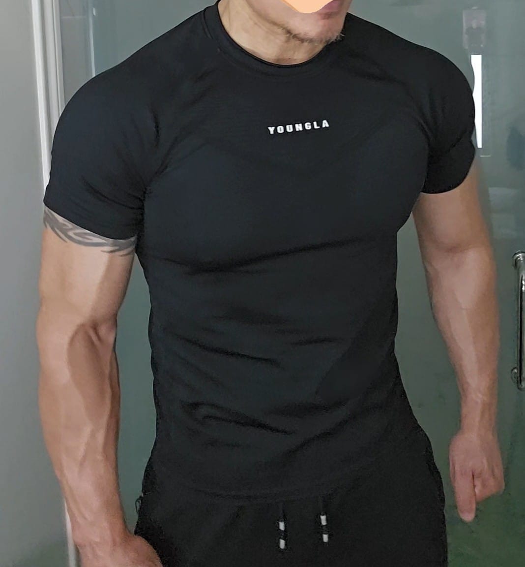 Customer photo review of 475 SuperVillain Compression Tees