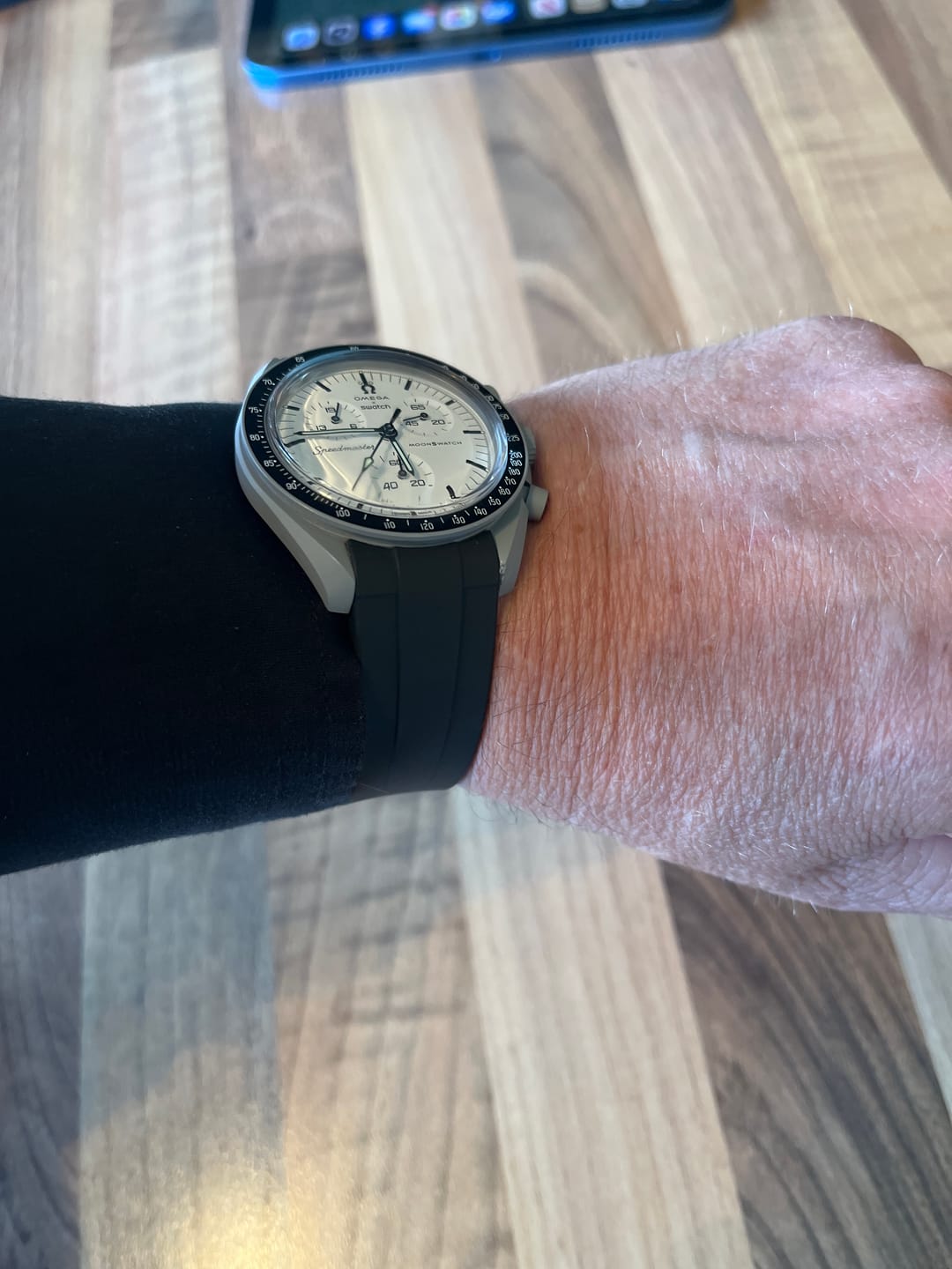 Customer photo review of Rubber Strap- Black