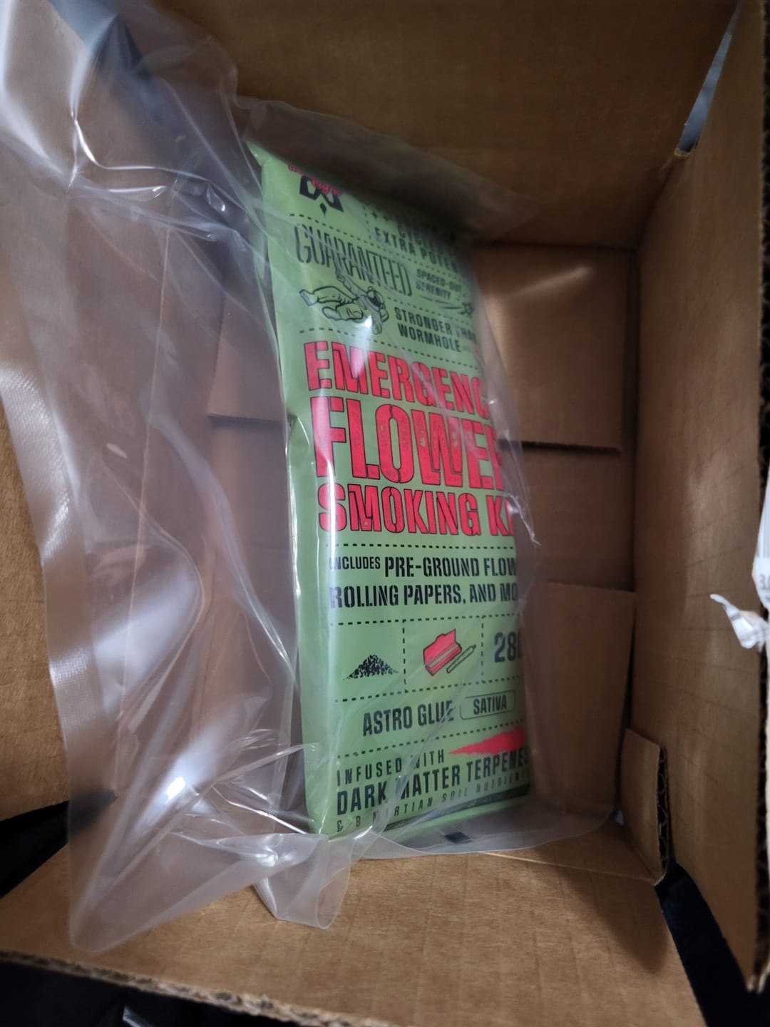 Customer photo review of Astro Glue Emergency Smoke Kit (28G)