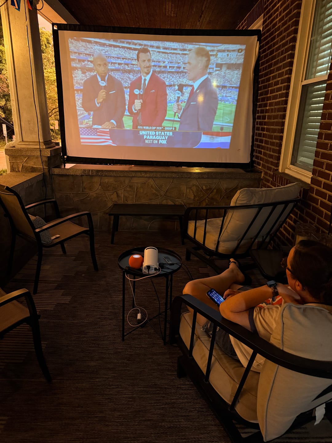 Customer photo review of CineMaster Pro® - 4K Smart Projector