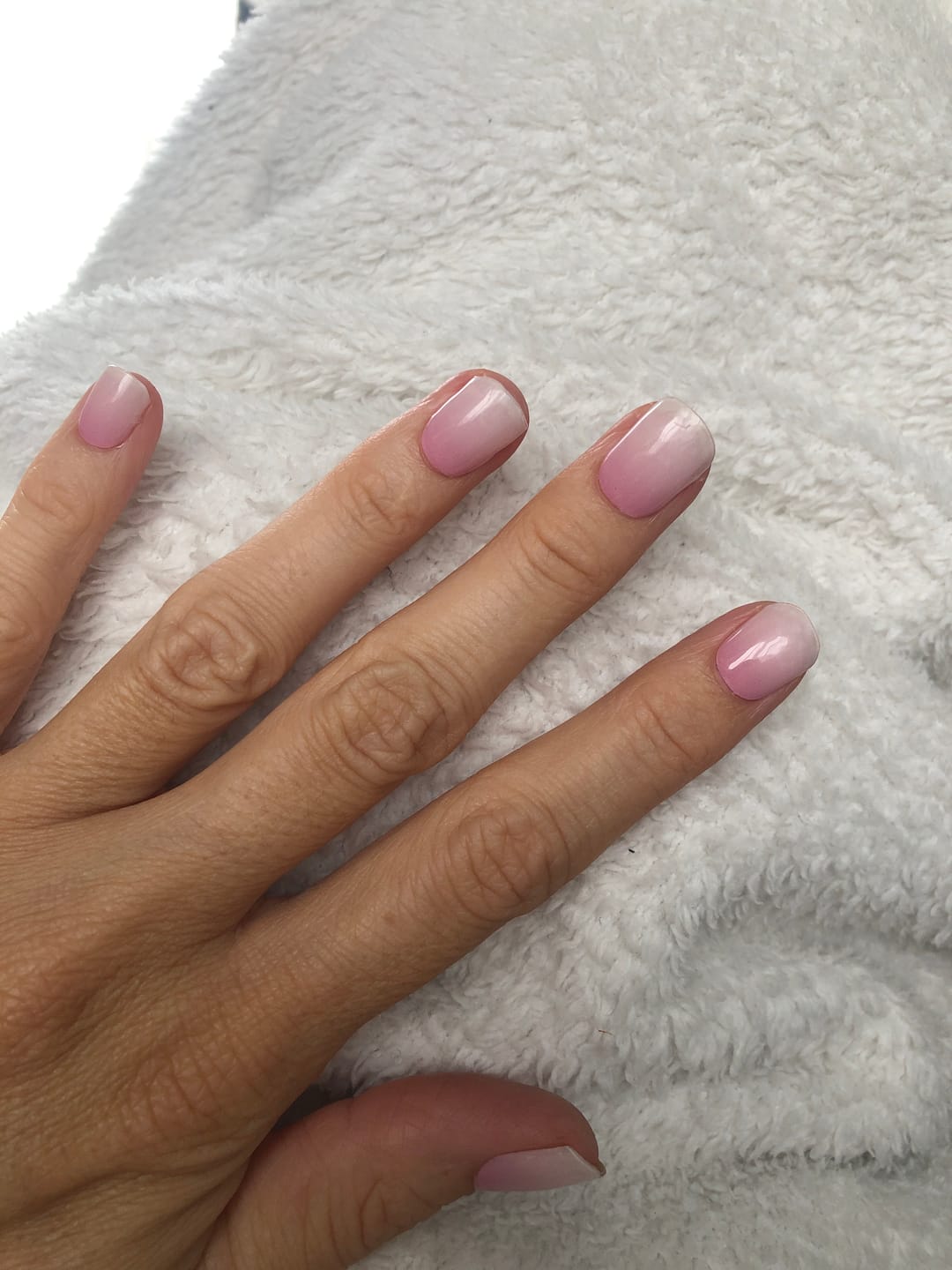 Customer photo review of UV Gel: Babyboomer Pink
