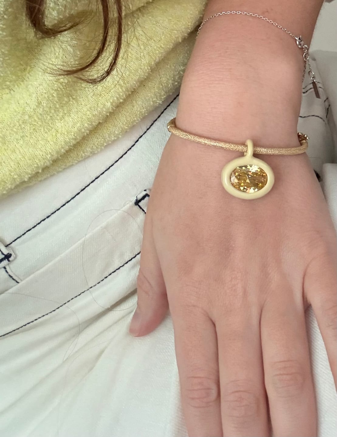 Customer photo review of The Birthstone Charm