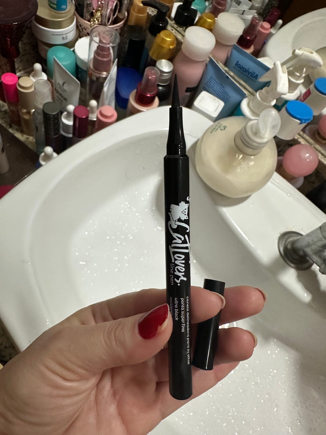 Customer photo review of Caneta Delineadora Line Pen - Vizzela
