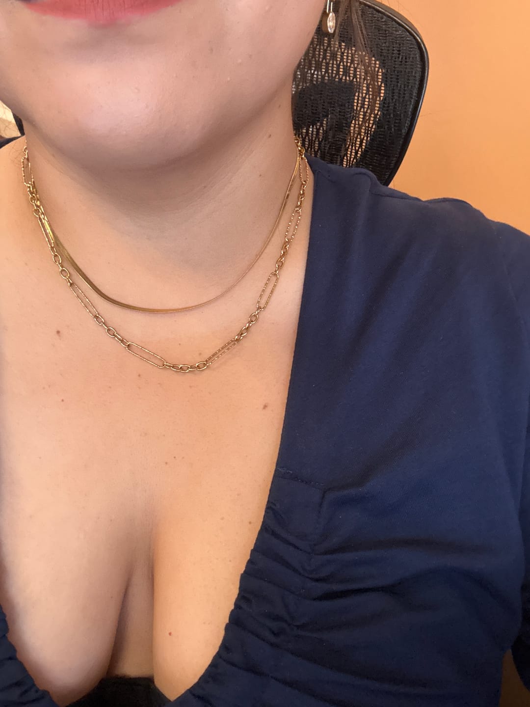 Customer photo review of Chelsea Herringbone Necklace (Bundle)
