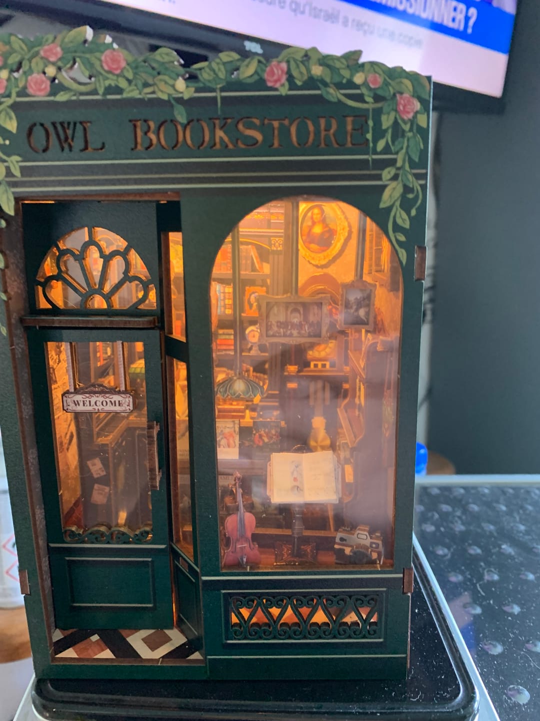 Customer photo review of Book Nook Owl Bookstore