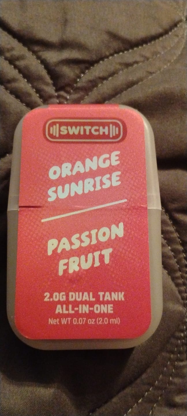 Customer photo review of Switch - 2G Passion Fruit/Orange Sunrise
