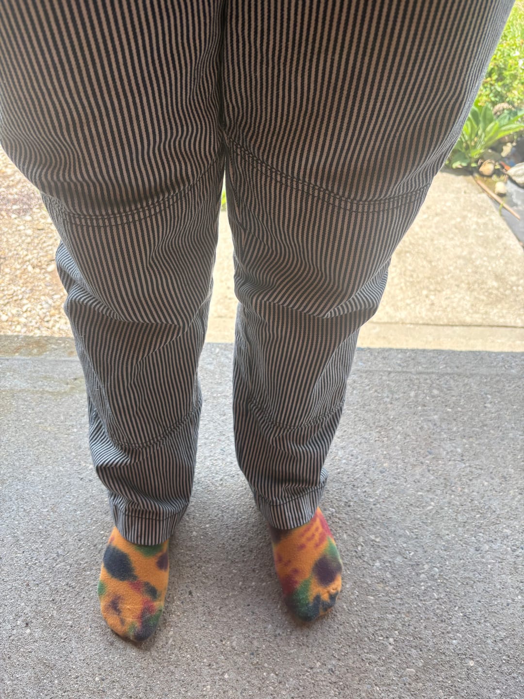 Customer photo review of 2 Way Work Pants - Hickory