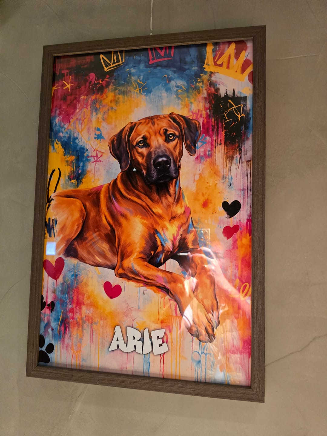 Customer photo review of Graffiti - Gepersonaliseerde Poster