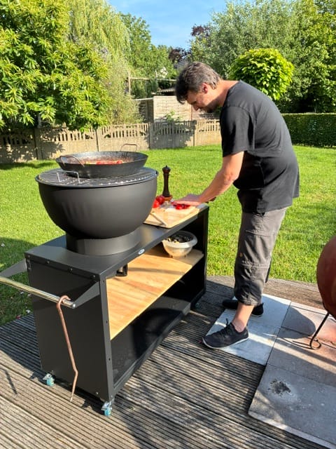 Customer photo review of Trolle Buitenkeuken - Vuurschaal - Zwart