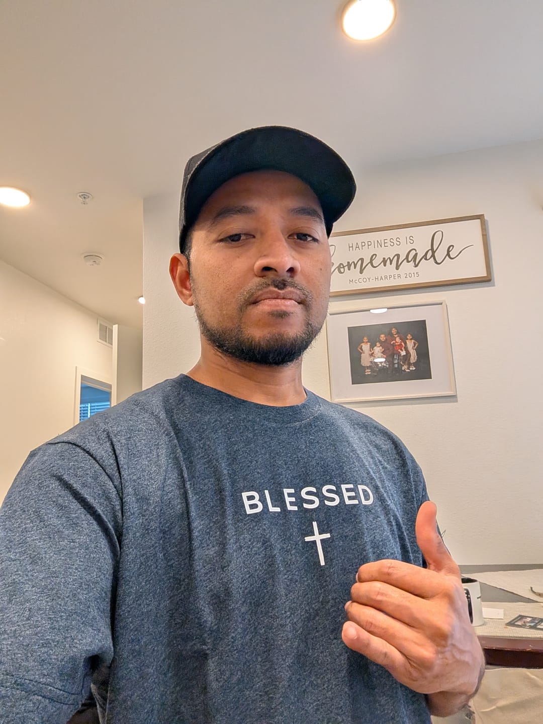 Customer photo review of Blessed Tee