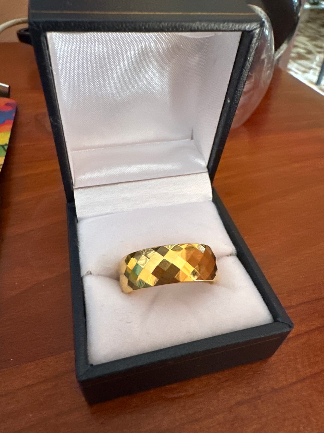 Customer photo review of Anillos Falling in Love Carburo de Tungsteno (2 Unidades) (8mm)