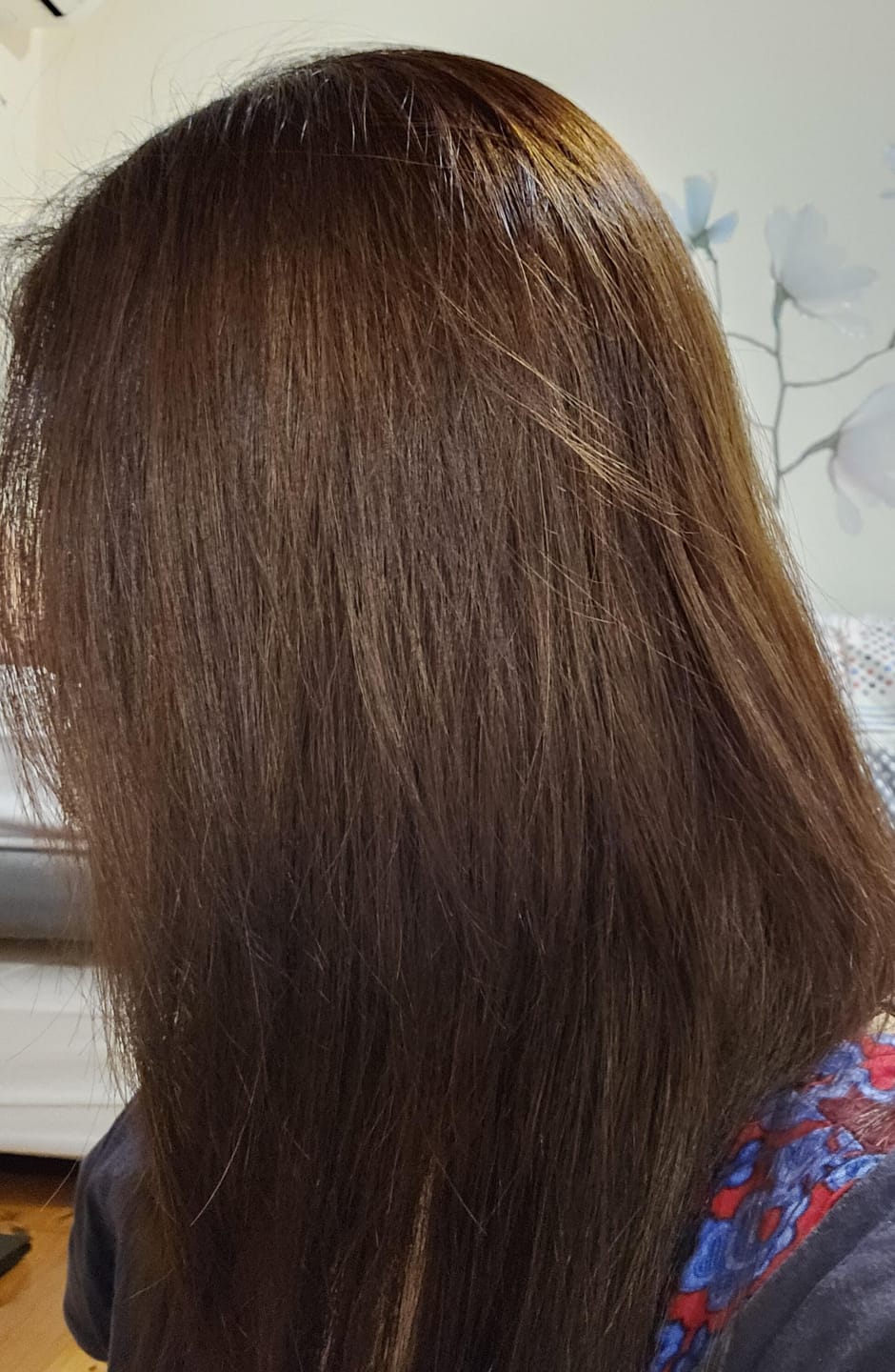 Customer photo review of GDS Hair Dye Shampoo — Grey Coverage in 3 Minutes