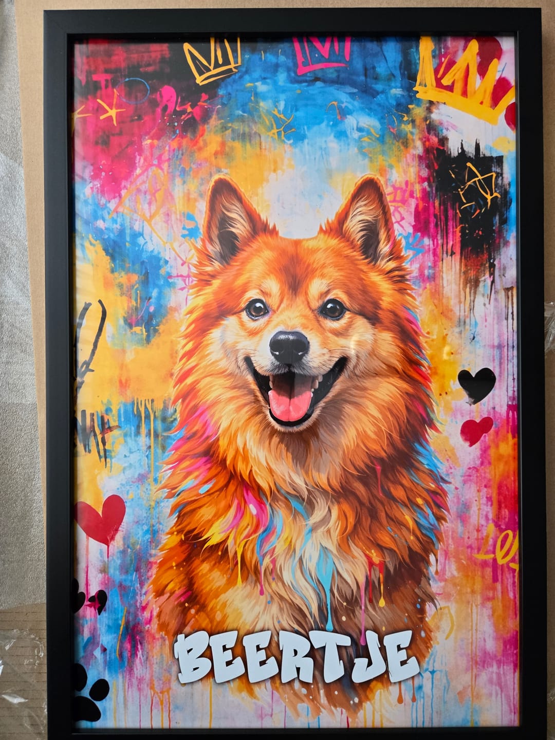 Customer photo review of Graffiti - Gepersonaliseerde Poster