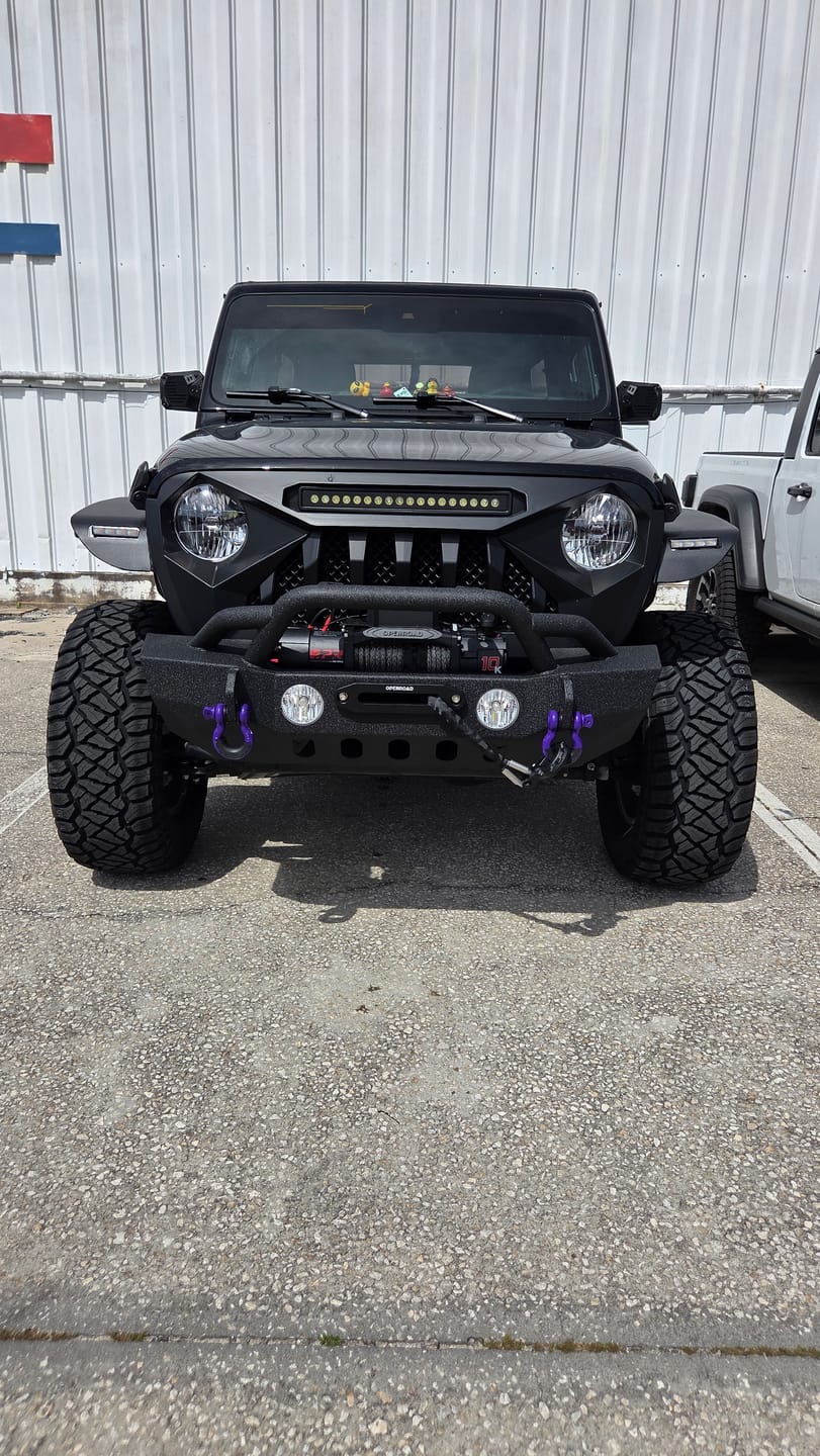 Customer photo review of OPENROAD 10,000lbs Electric Winch with Synthetic Rope-Panther Series 3S