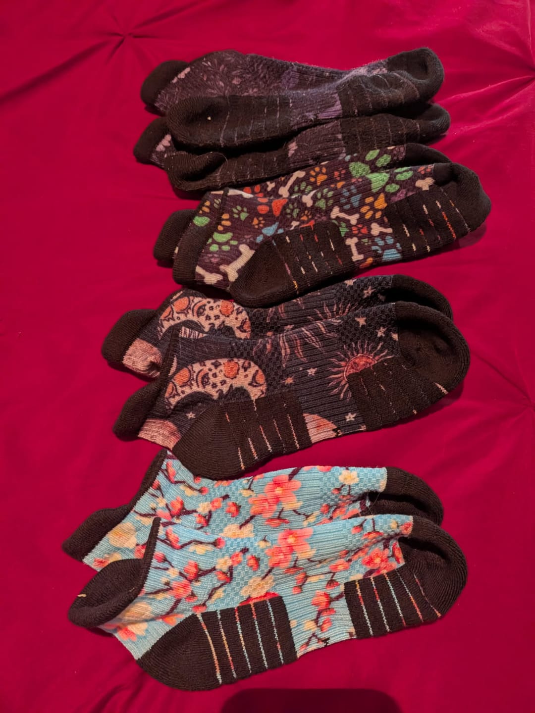 Customer photo review of Sunny Days Ankle Socks