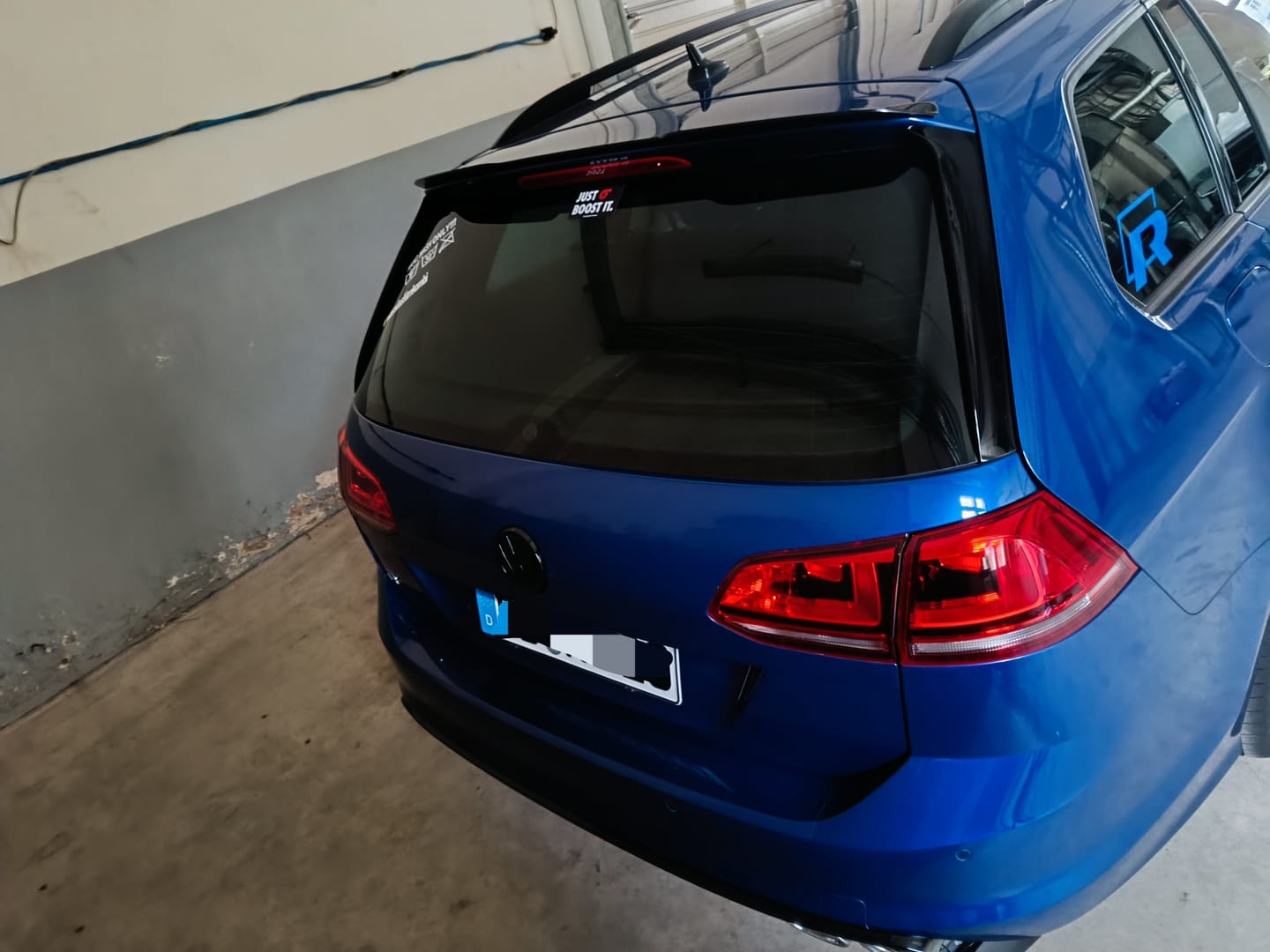 Customer photo review of Heckwischer Echtglas Stopfen | VW Volkswagen