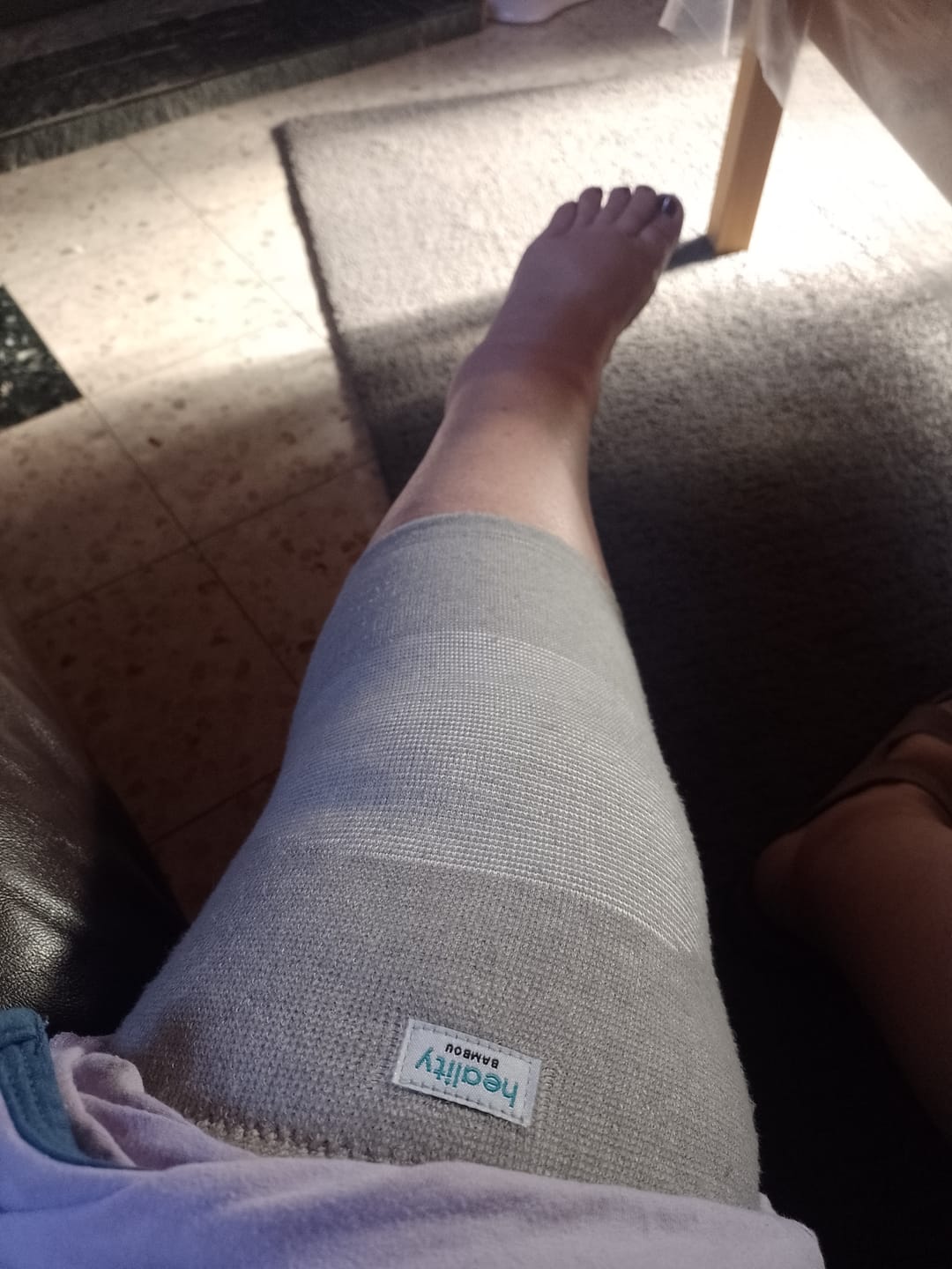 Customer photo review of Genouillère de Compression