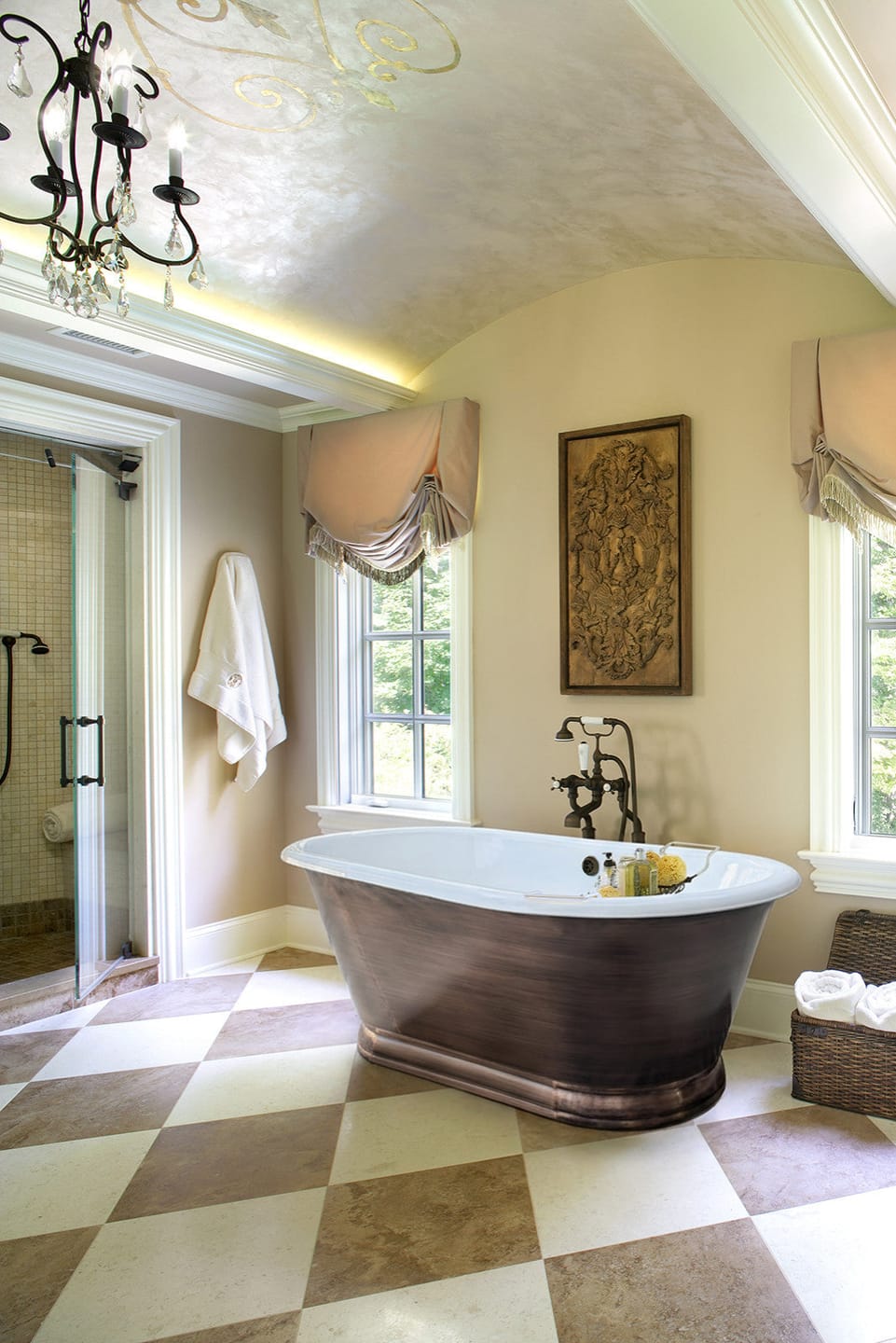 Customer photo review of Elite Copper Double Slipper Luxury Vintage Bathtub With Inner Cast Iron Tub ET-I-DE01