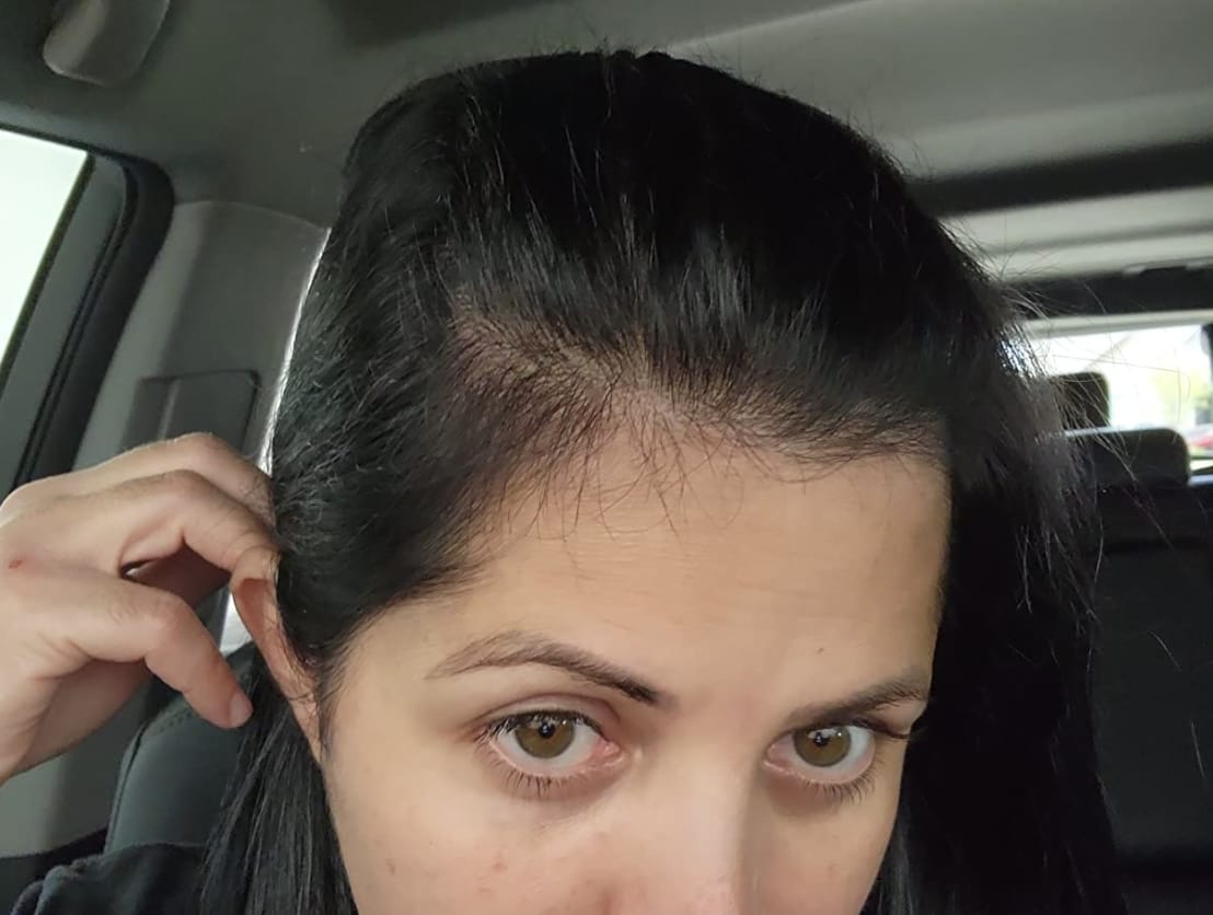 Customer photo review of GDS Hair Dye Shampoo — Grey Coverage in 3 Minutes