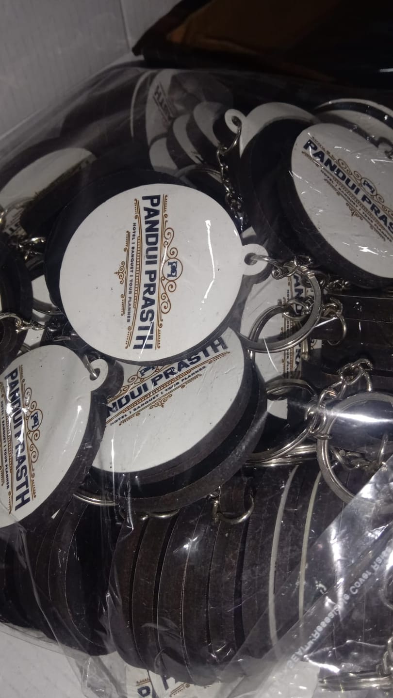 Customer photo review of Premium Customized Keychains | Best for Brand Promotion | PrintMine.in