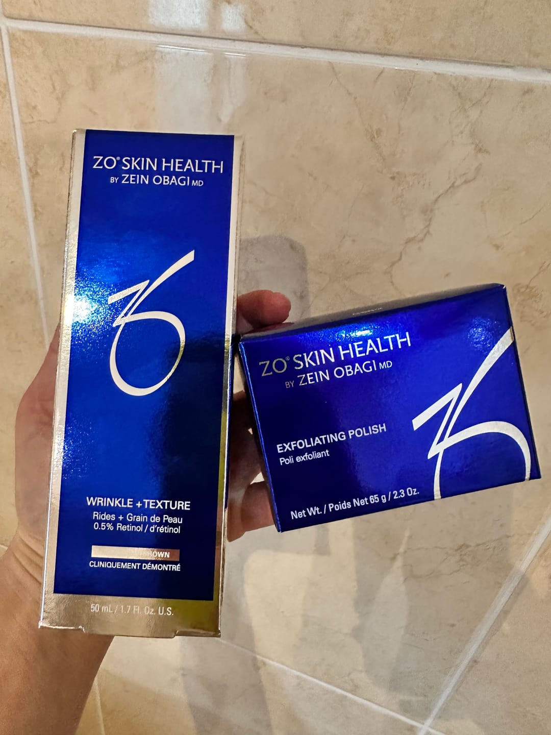 Customer photo review of ZO WRINKLE + TEXTURE REPAIR RETINOL 0.5% (50ml)