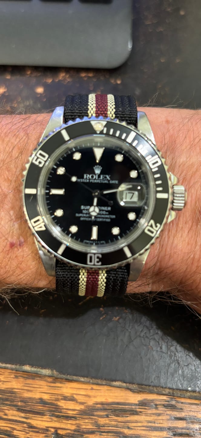 Customer photo review of Ribbed Single-Pass - Black, Tan & Red