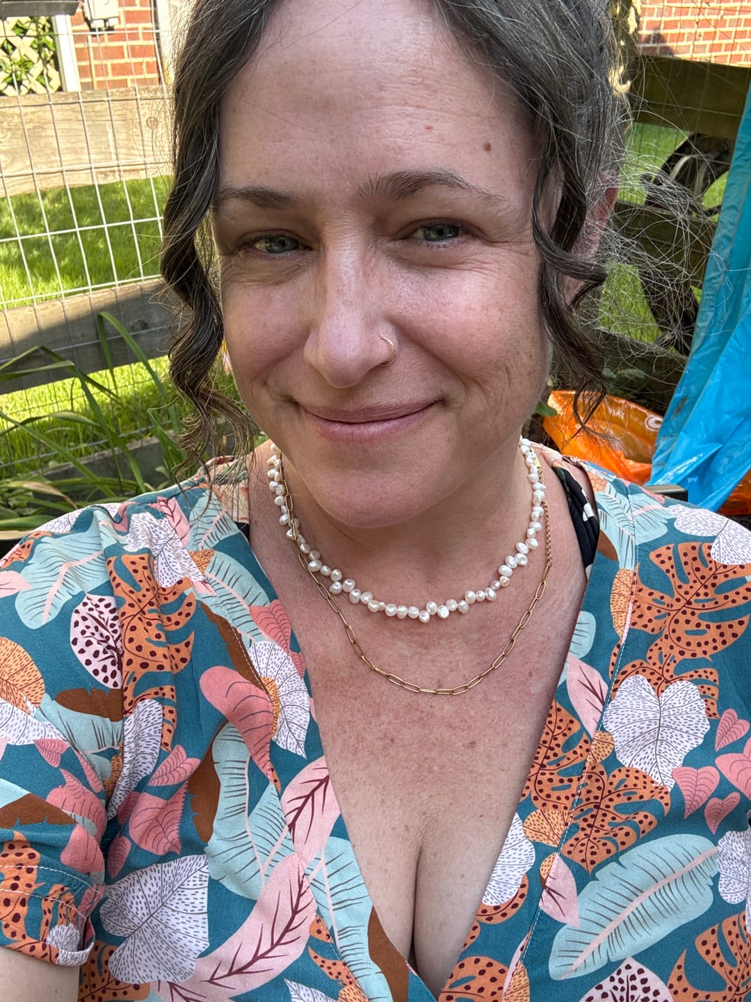 Customer photo review of Tropicana Pearl Necklace (Bundle)