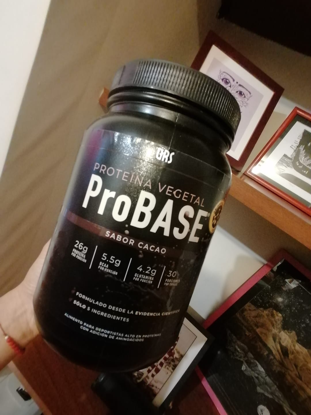 Customer photo review of Proteína ProBASE Cacao