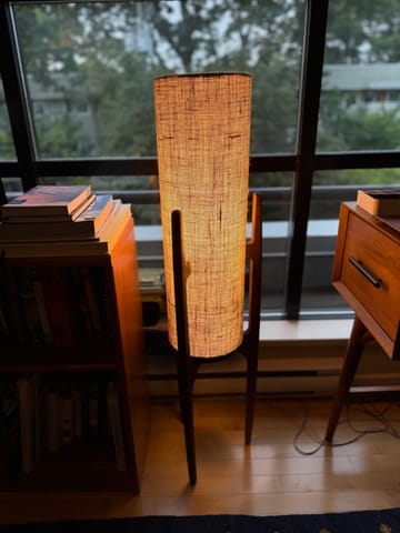Customer photo review of Rocketlamp | Floor Lamp | Black Walnut