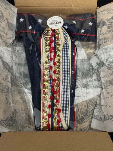 Customer photo review of Old Glory Wreath Ribbon