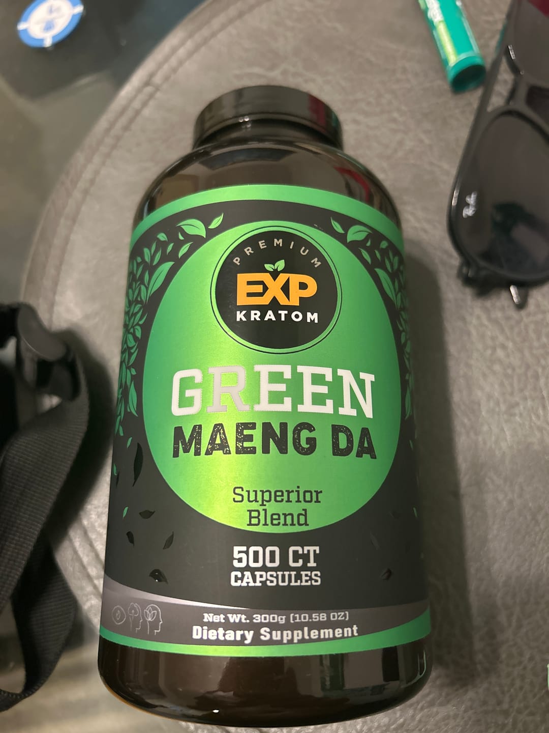Customer photo review of EXP Premium Green Maeng Da Blend Kratom Capsules - Lab Tested