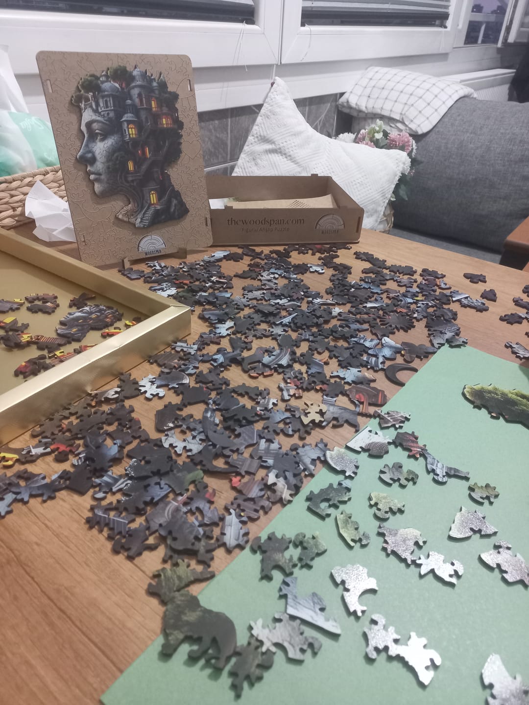 Customer photo review of Kristal Kuğu  - Ahşap Puzzle