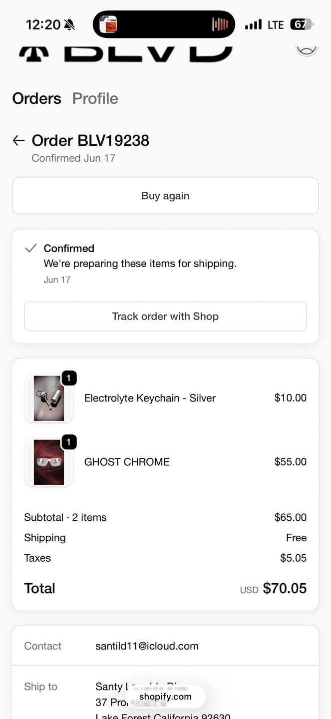 Customer photo review of GHOST CHROME