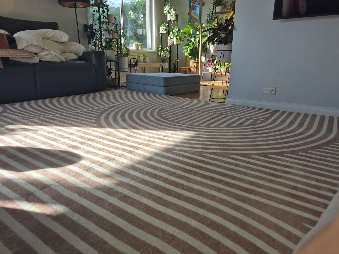 Customer photo review of The Mellow Mat v2® Designer Print | Sahara Lines (Soft Touch Sensory Tatami Rug) PR13