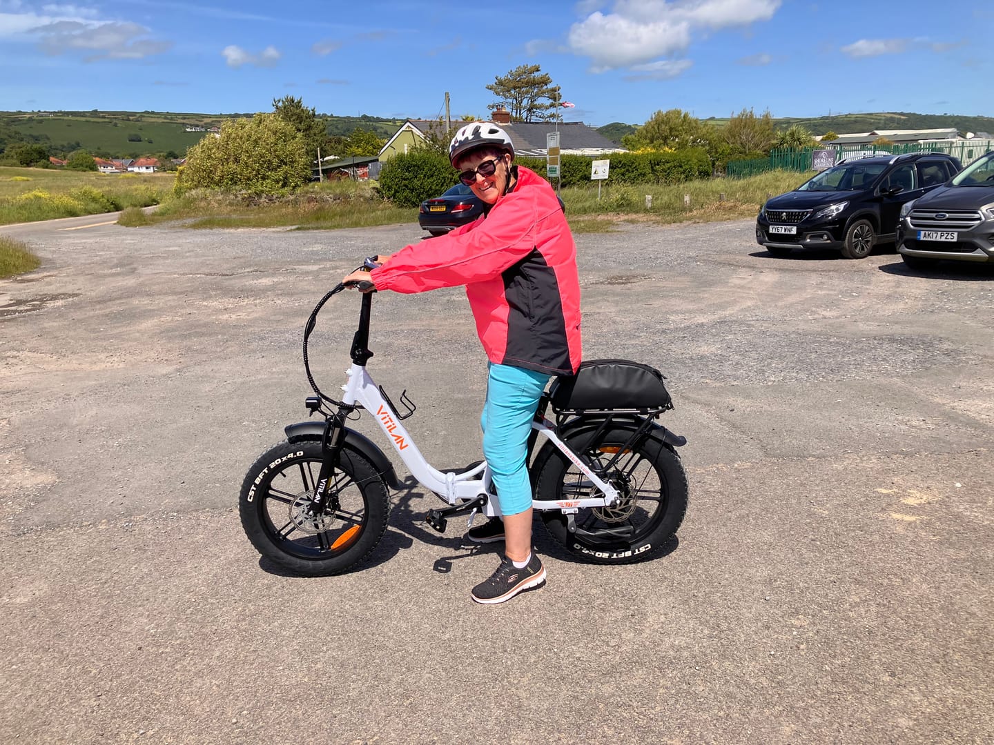 Customer photo review of U7 Step-thru Foldable Fat Tire Electric Bike