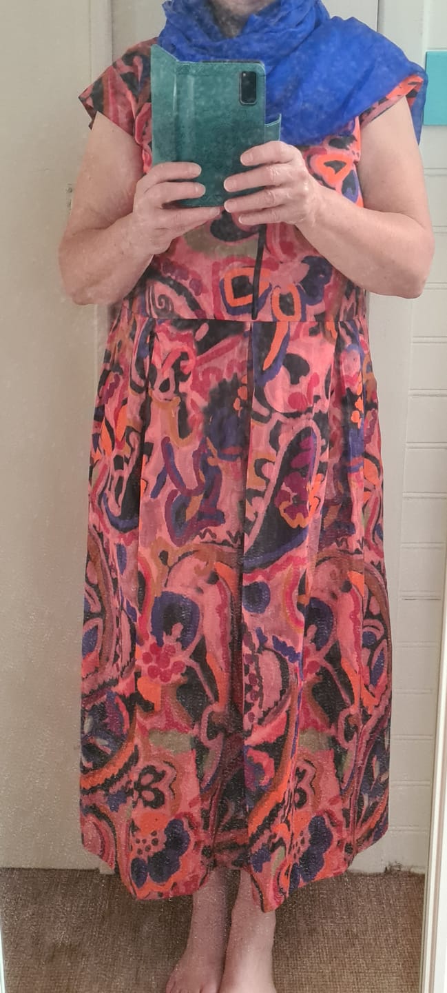 Customer photo review of Robe Louison - Satin de coton palette fauve
