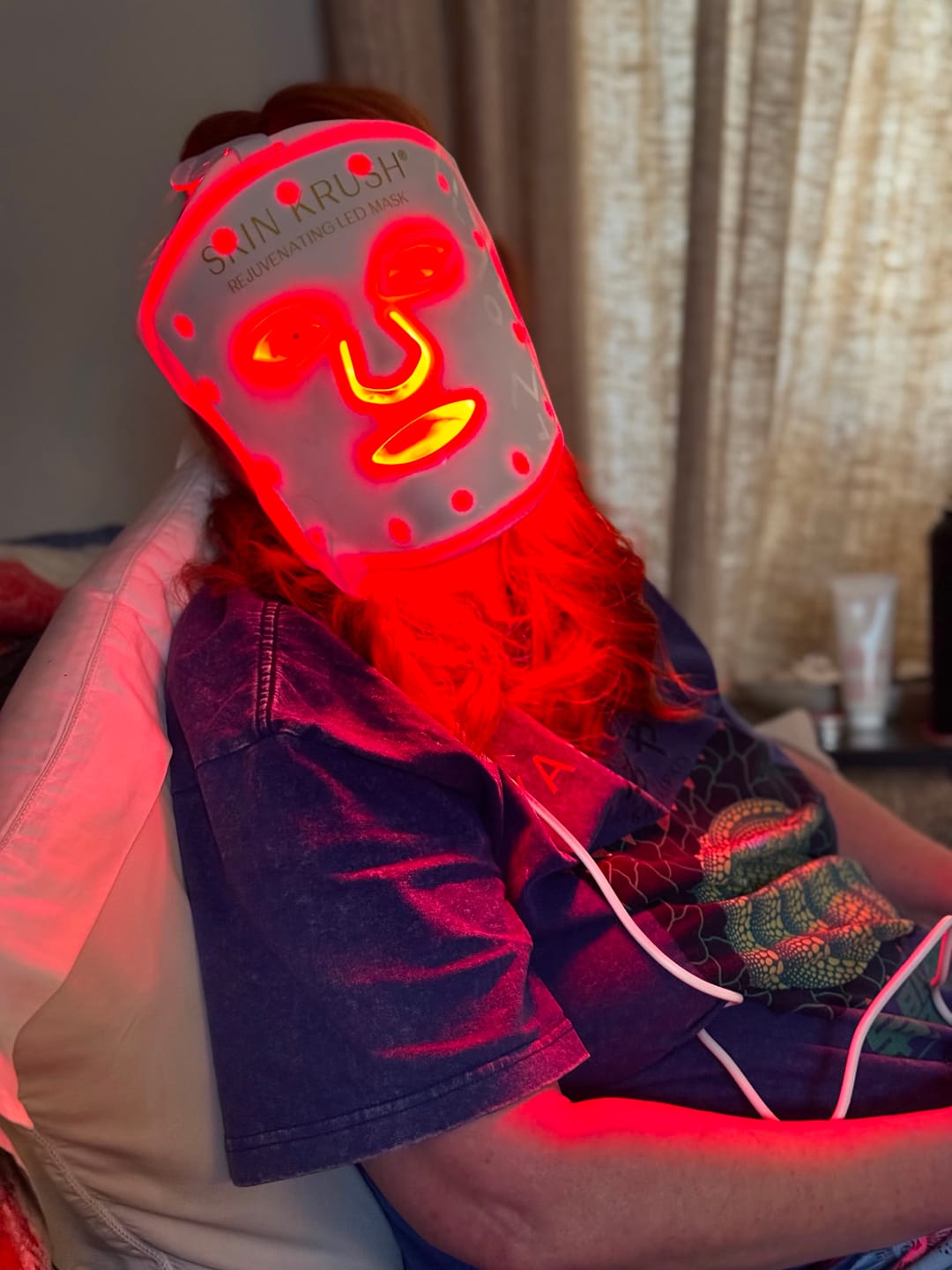Customer photo review of Rejuvenating LED Mask