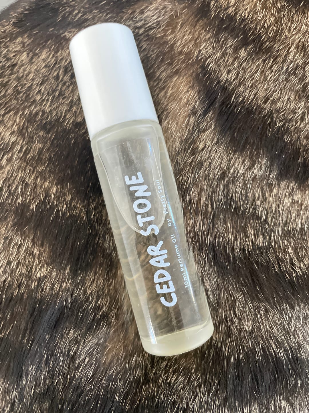 Customer photo review of Cedar Stone Perfume Oil