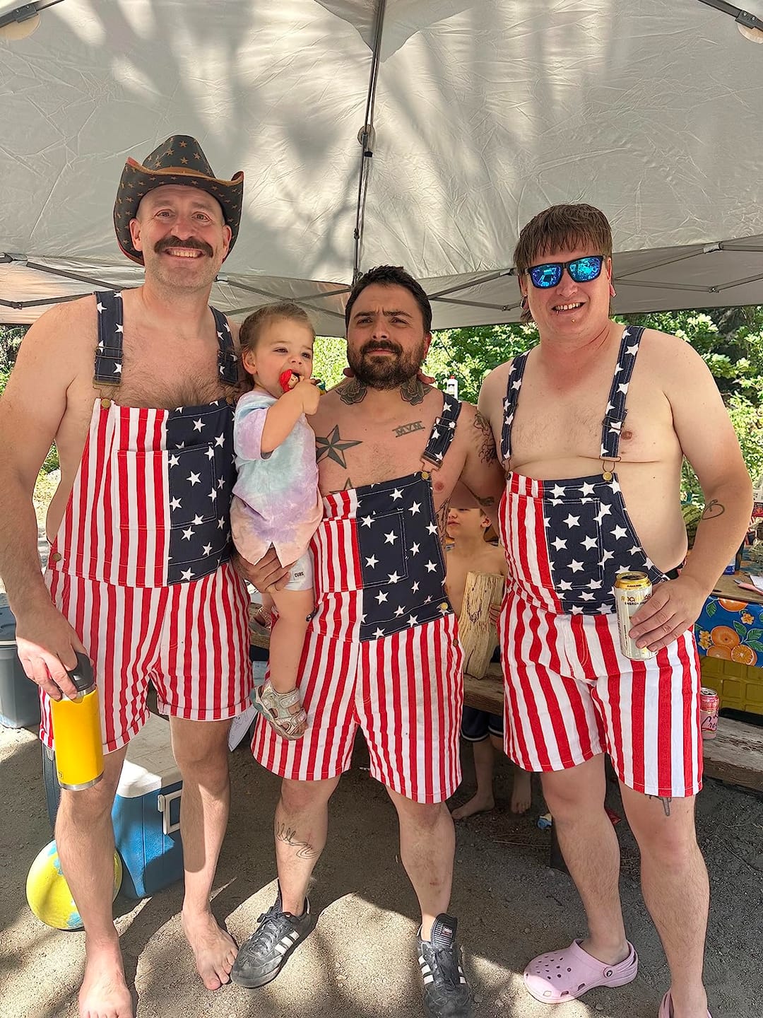 Customer photo review of ✨50% Off Exclusive✨Independence Day Flag Couple's Suspenders