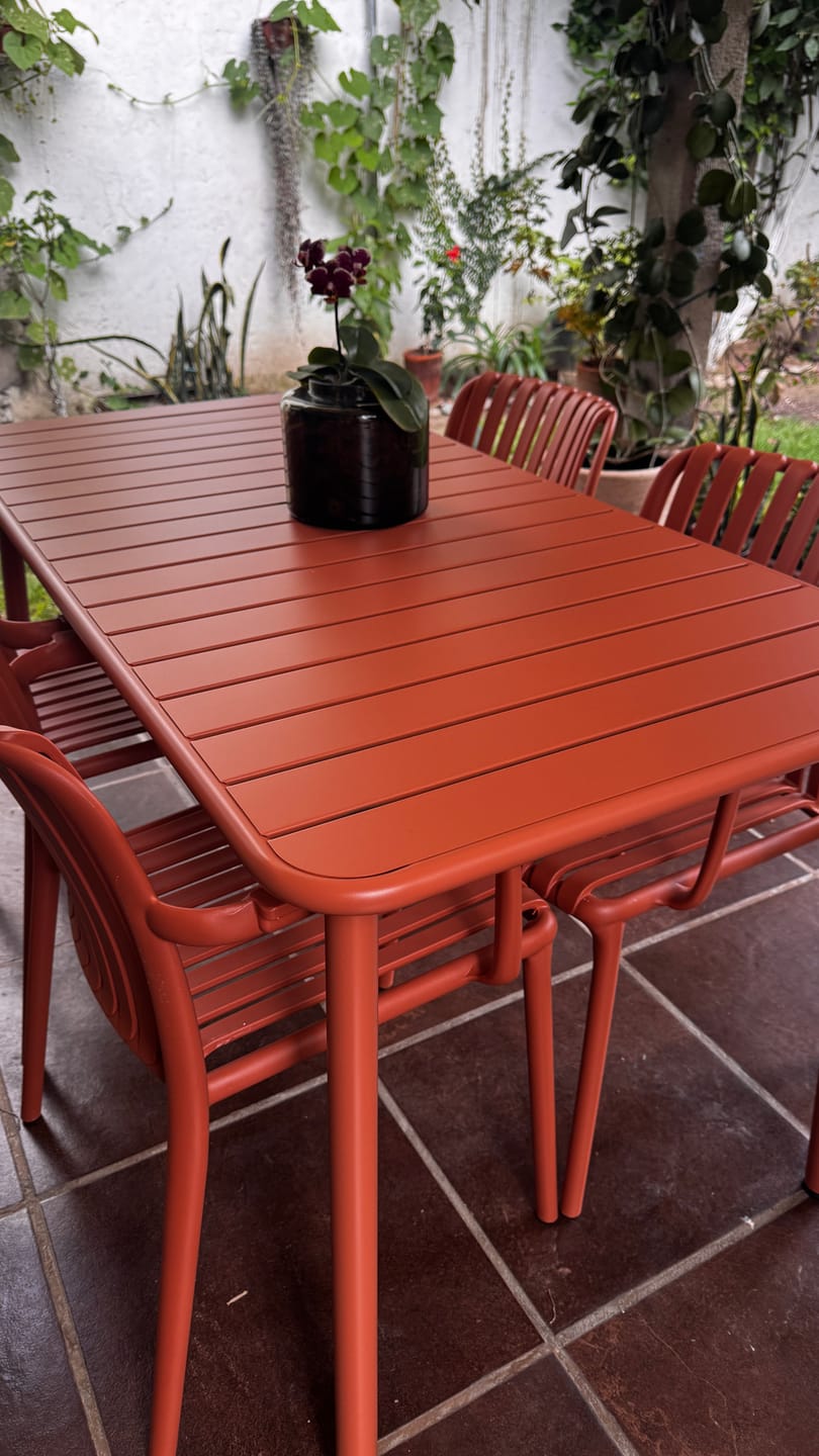 Customer photo review of Mesa de exterior Formentera