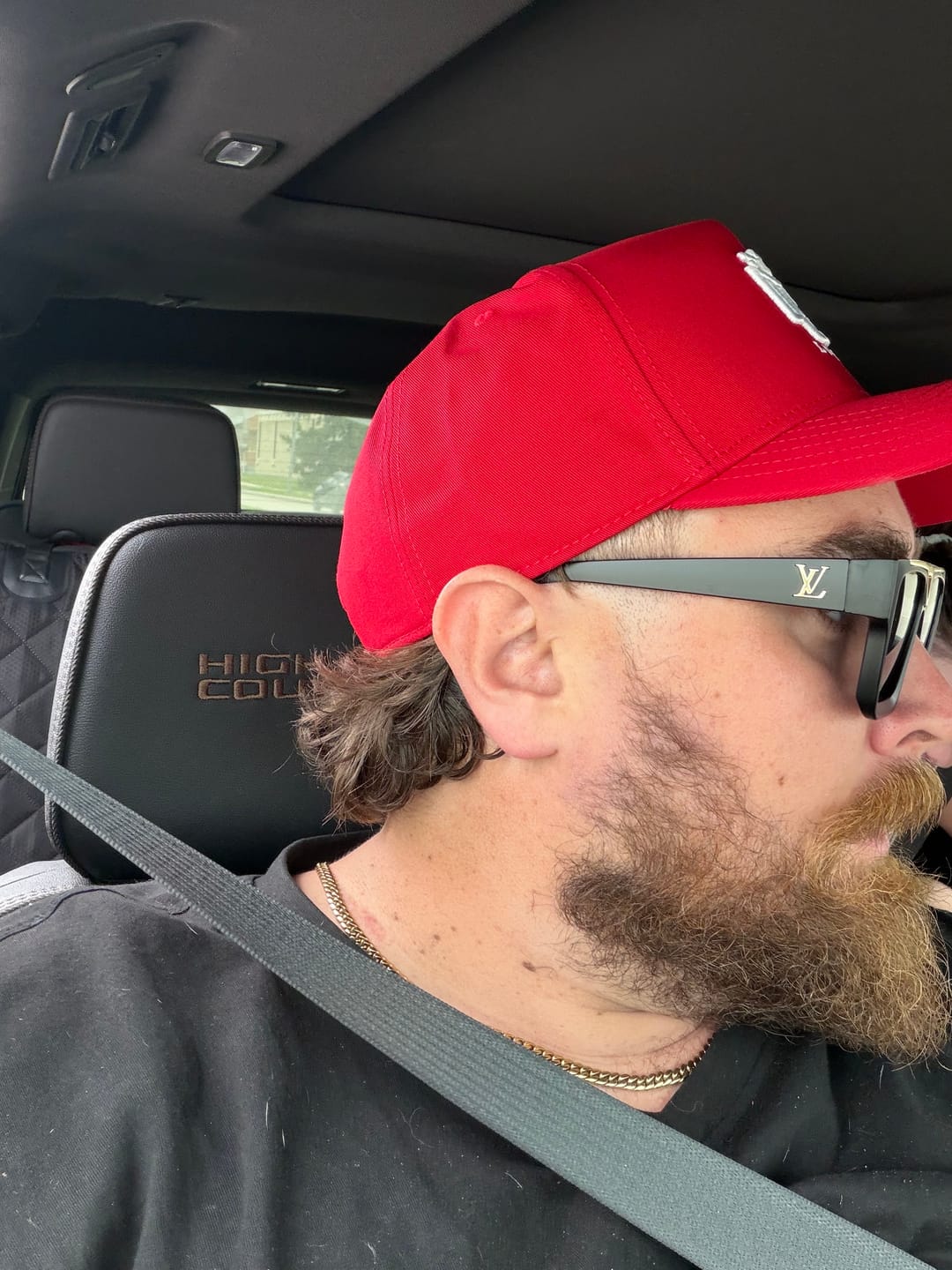 Customer photo review of ULTRA FIT Black Flame A-Frame Snapback